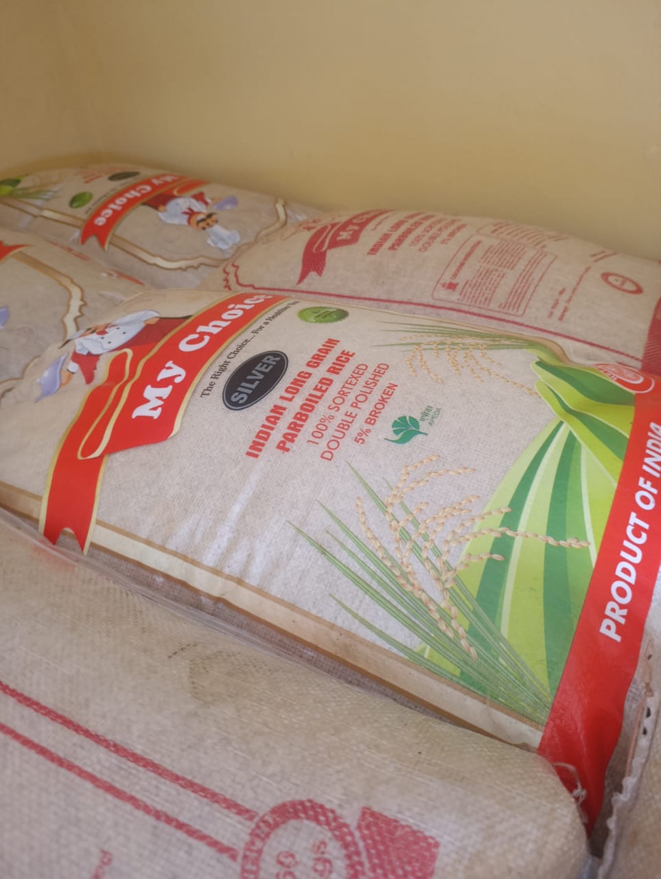 Premium rice packaging